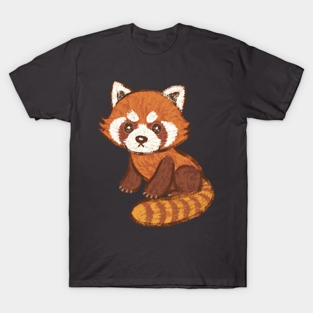 Red panda T-Shirt by sanogawa